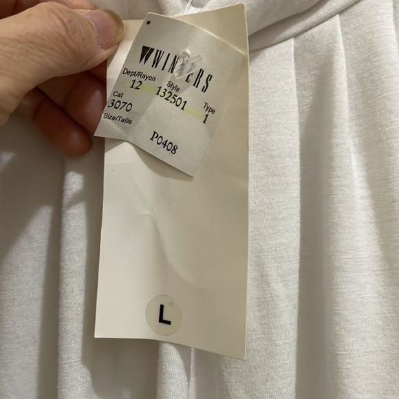 Necessary Objects white top (sz l) - Picture 5 of 9